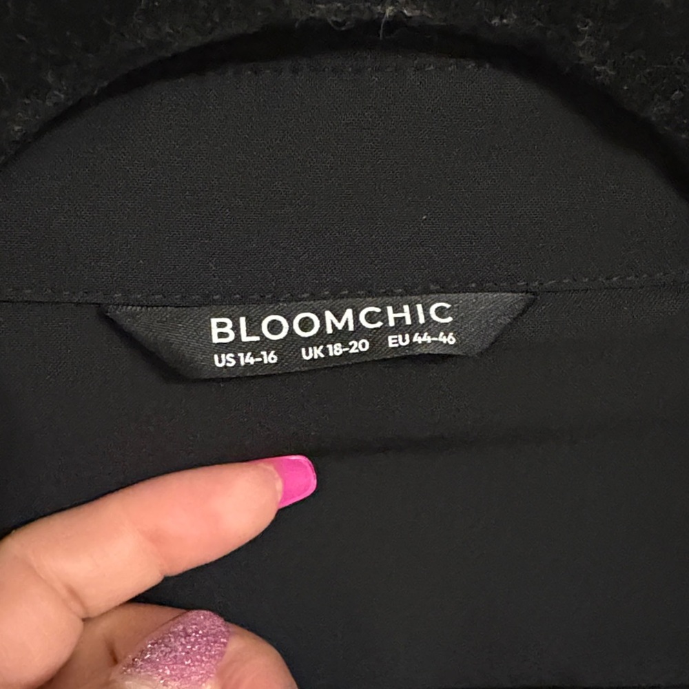 Bloomchic Black Button Down Shirt - image 3